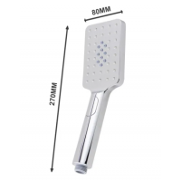 Square Chrome Hand Shower